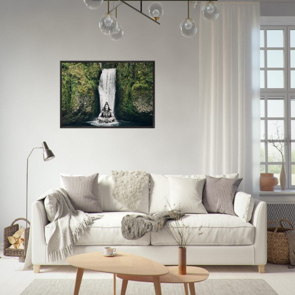 Lord Shiva Meditating Lord Shiva Art, spiritual prints- Artisiem