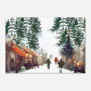 Enchanting Snow Prints Village- Artisiem