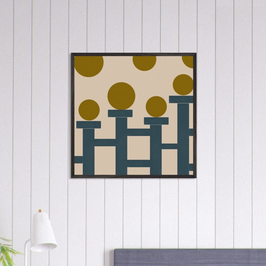Rhythm and Balance a minimalistic art print from Artisiem