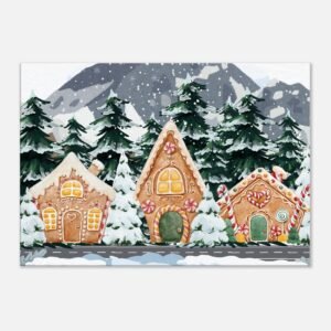 A Whimsical Winter Wonderland in Large Wall Art print- Artisiem