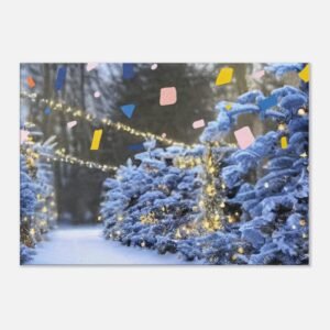 Whimsical Snow Prints Wonderland- Artisiem