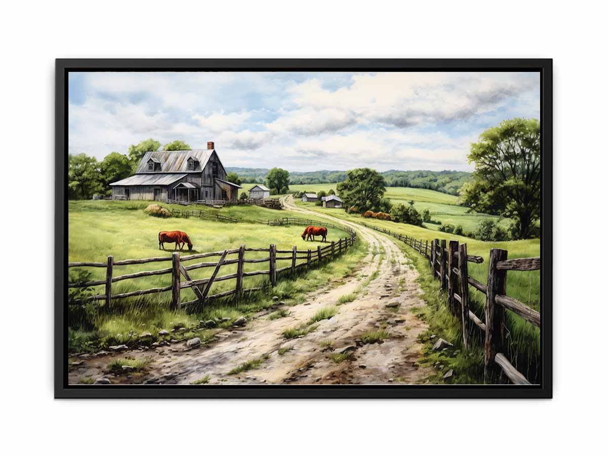 Country Artwork Canvas Art Print - Image 7
