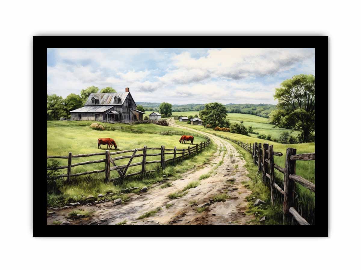 Country Artwork Canvas Art Print - Image 16