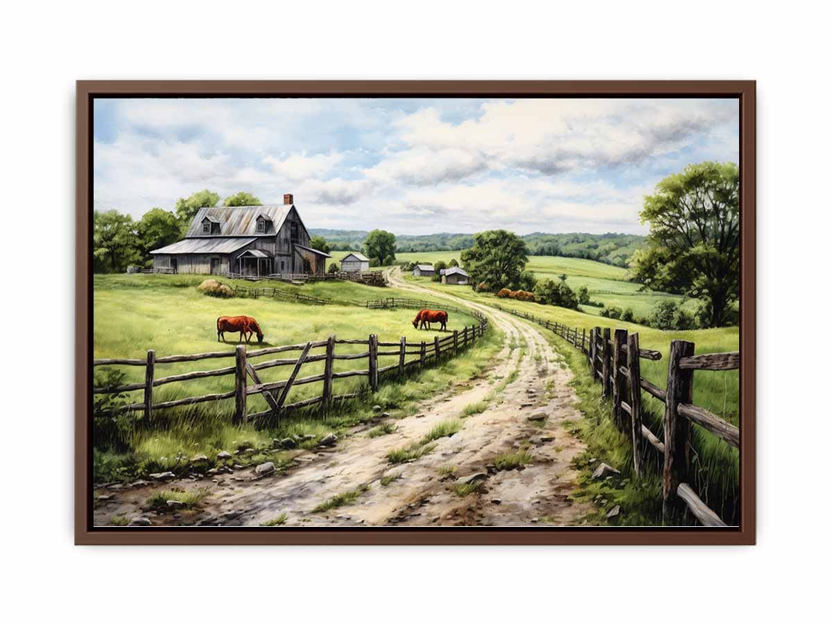 Country Artwork Canvas Art Print - Image 27