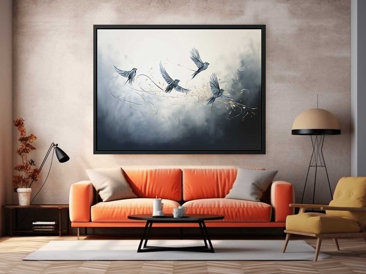 Calm Bird Canvas Wall Art - Image 2