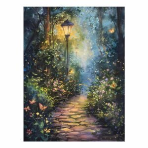 Evening Garden Canvas Art Print
