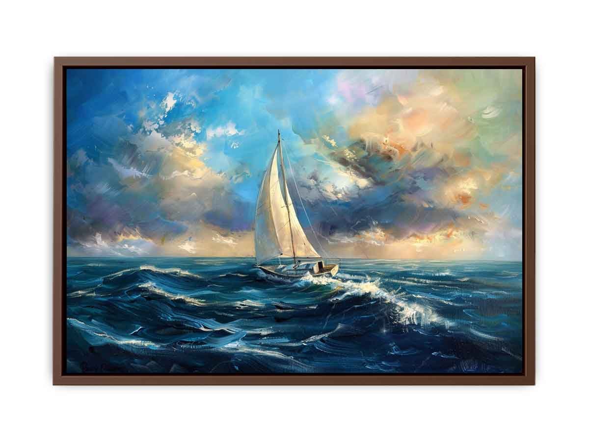 Sailing Boat Canvas Painting On Canvas - Image 27