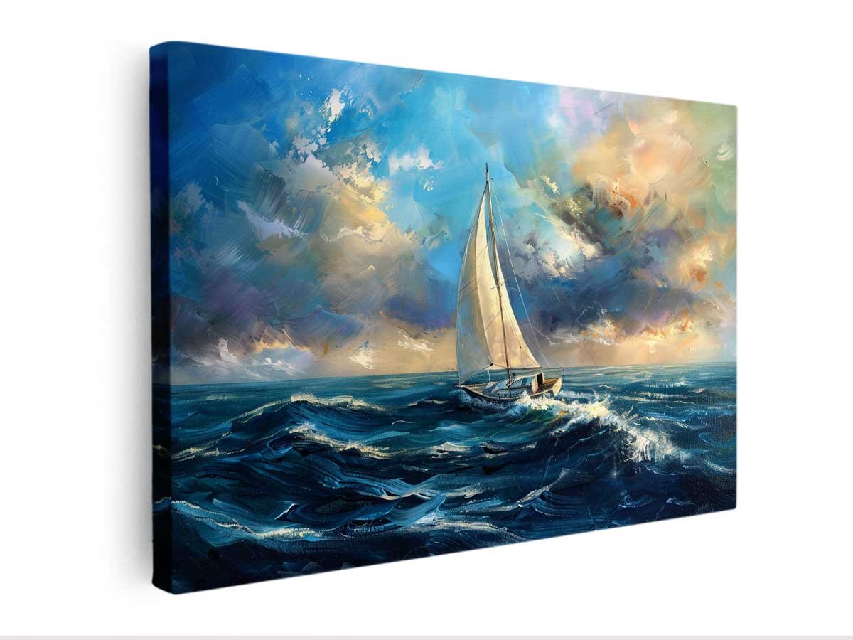 Sailing Boat Canvas Painting On Canvas - Image 24