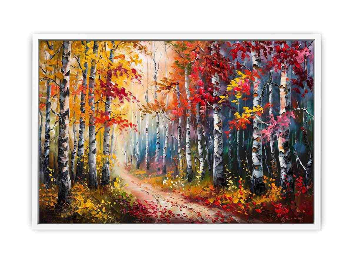 Warm Forest Trail Canvas Wall Art - Image 14