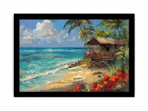 Beachside Canvas Wall Art- Artisiem