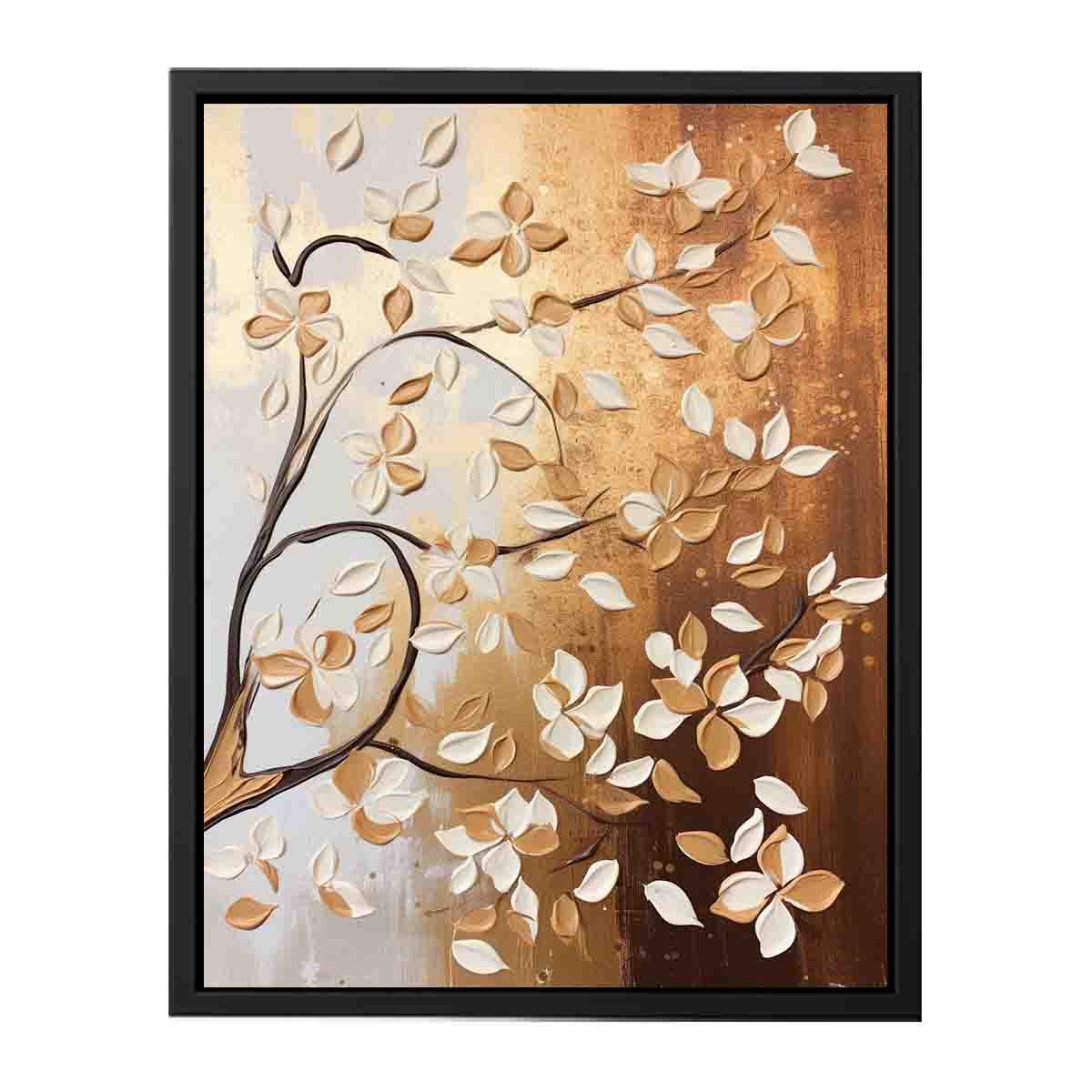 Autumn Branch Warm Nature Canvas Wall Art - Image 7