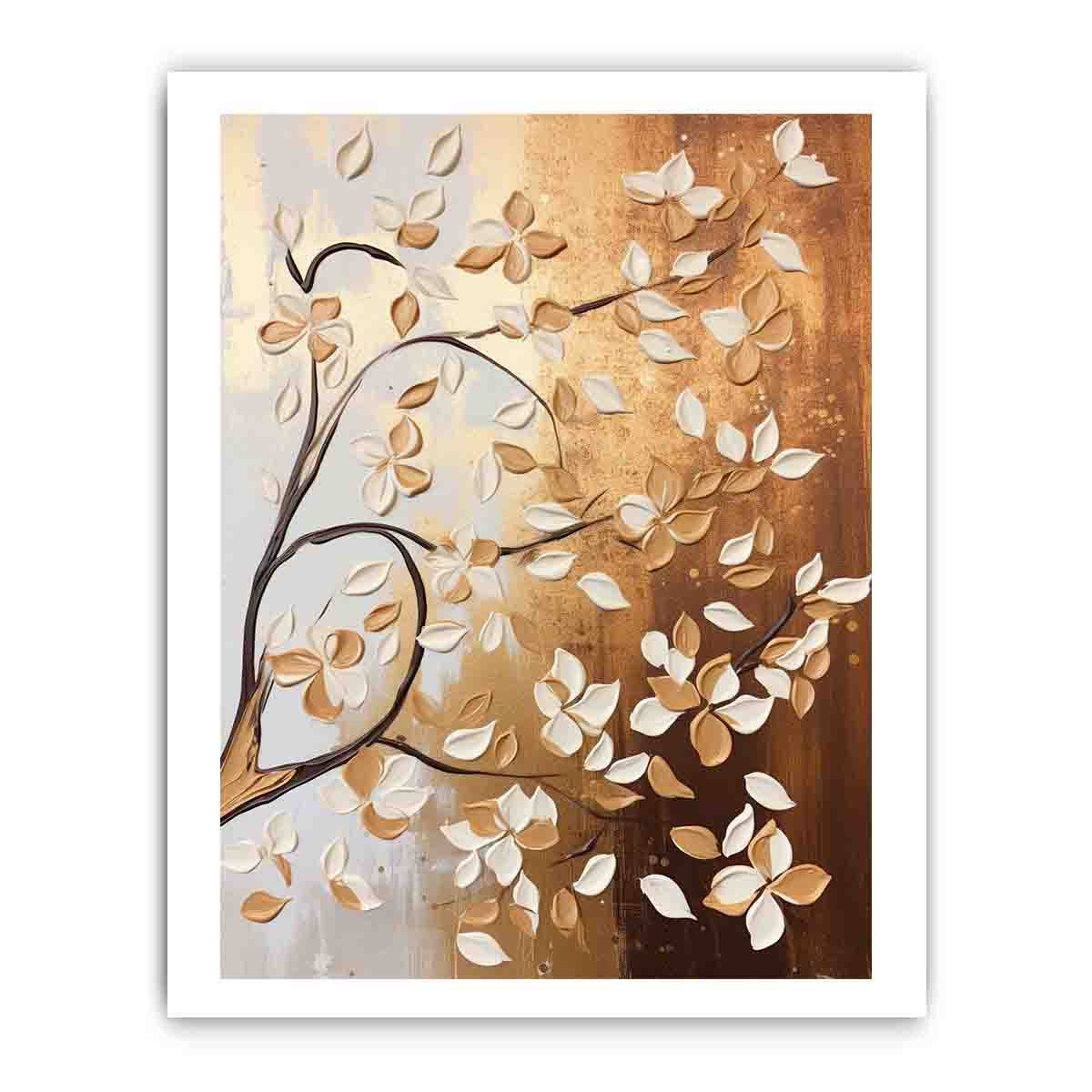 Autumn Branch Warm Nature Canvas Wall Art - Image 29