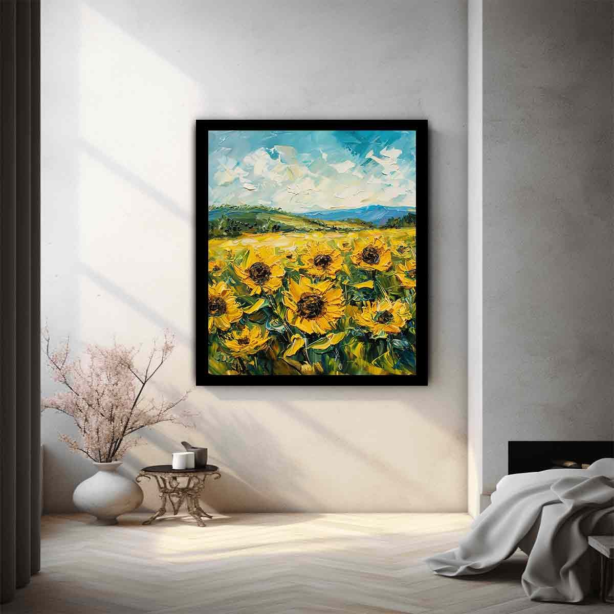 Sunflowers Canvas Wall Art - Image 2
