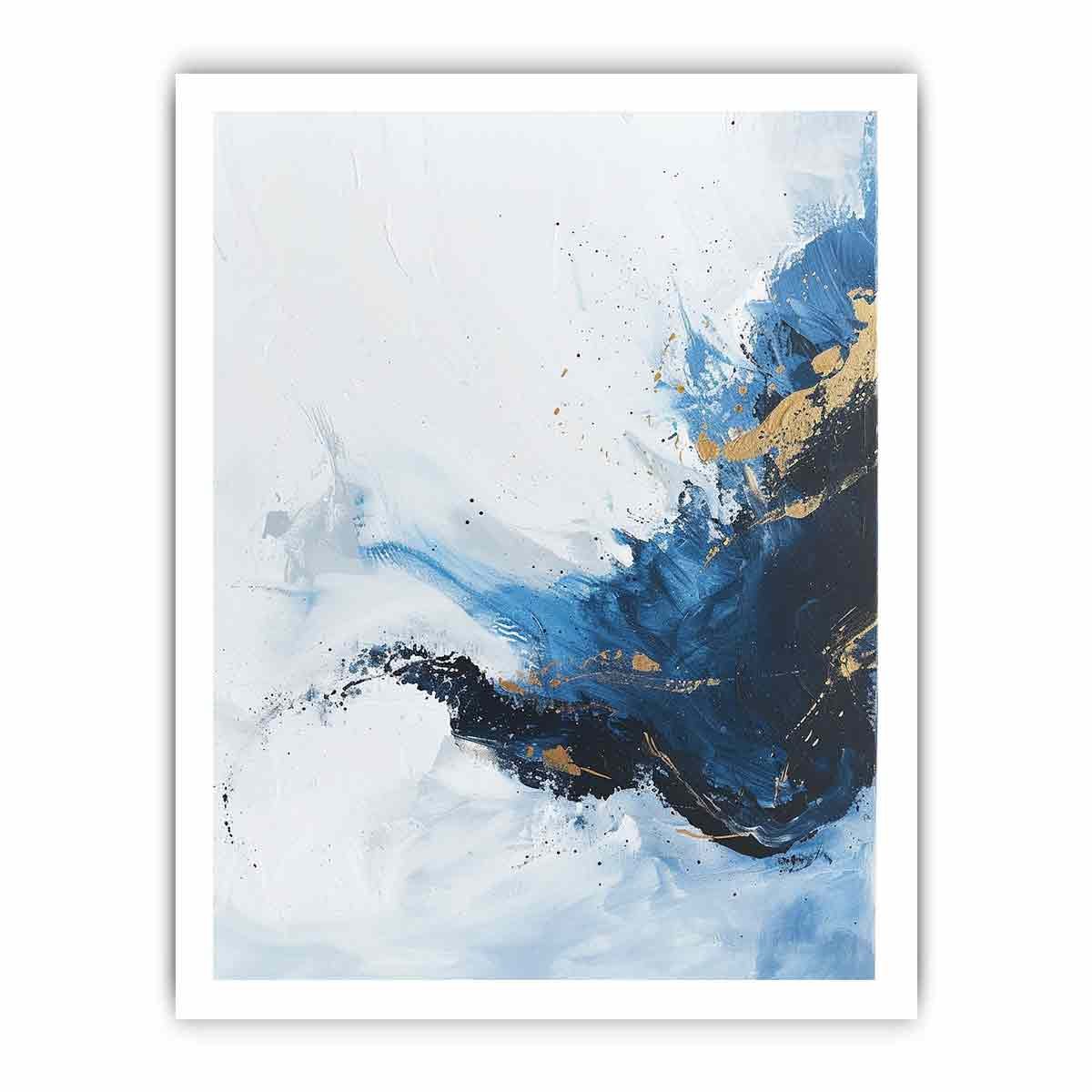 Midnight Flow Modern Abstract Canvas Wall Art - Image 29
