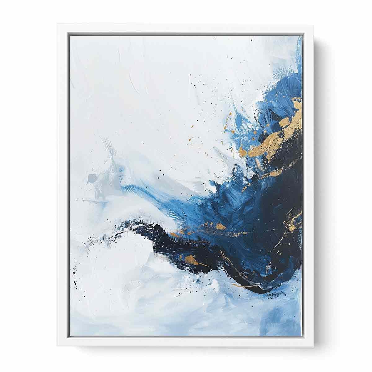 Midnight Flow Modern Abstract Canvas Wall Art - Image 32