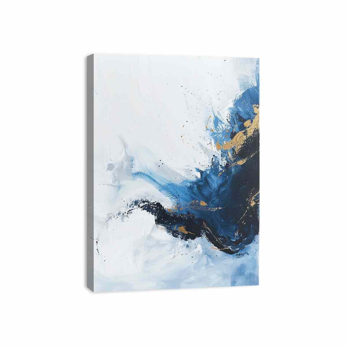 Midnight Flow Modern Abstract Canvas Wall Art - Image 30