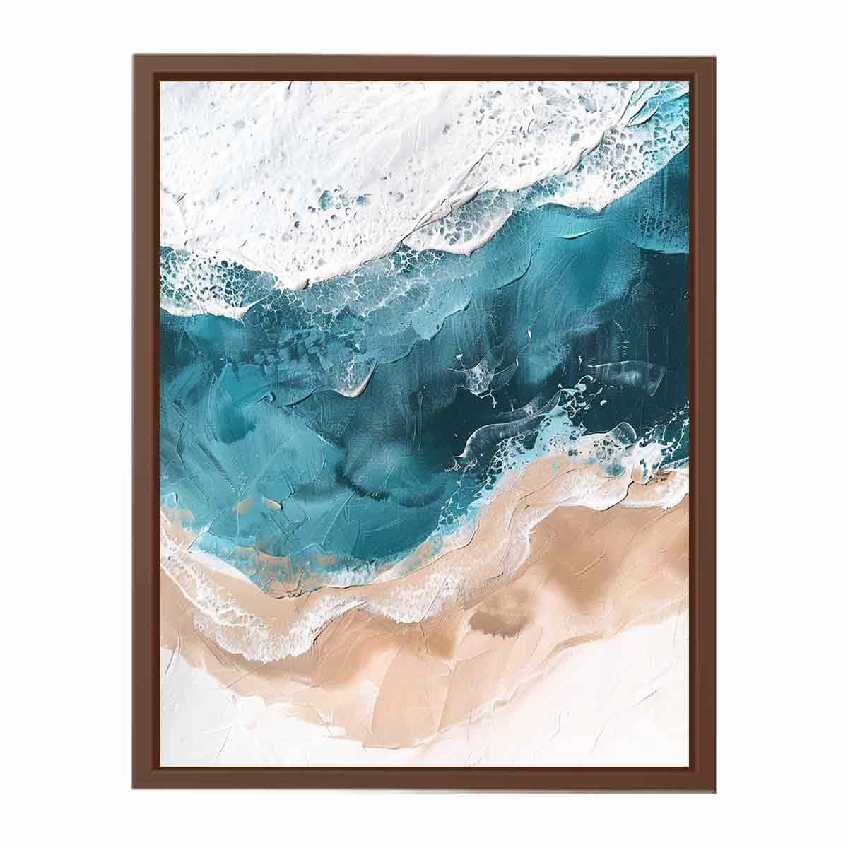 Ocean Flow Nature Canvas Art - Image 9
