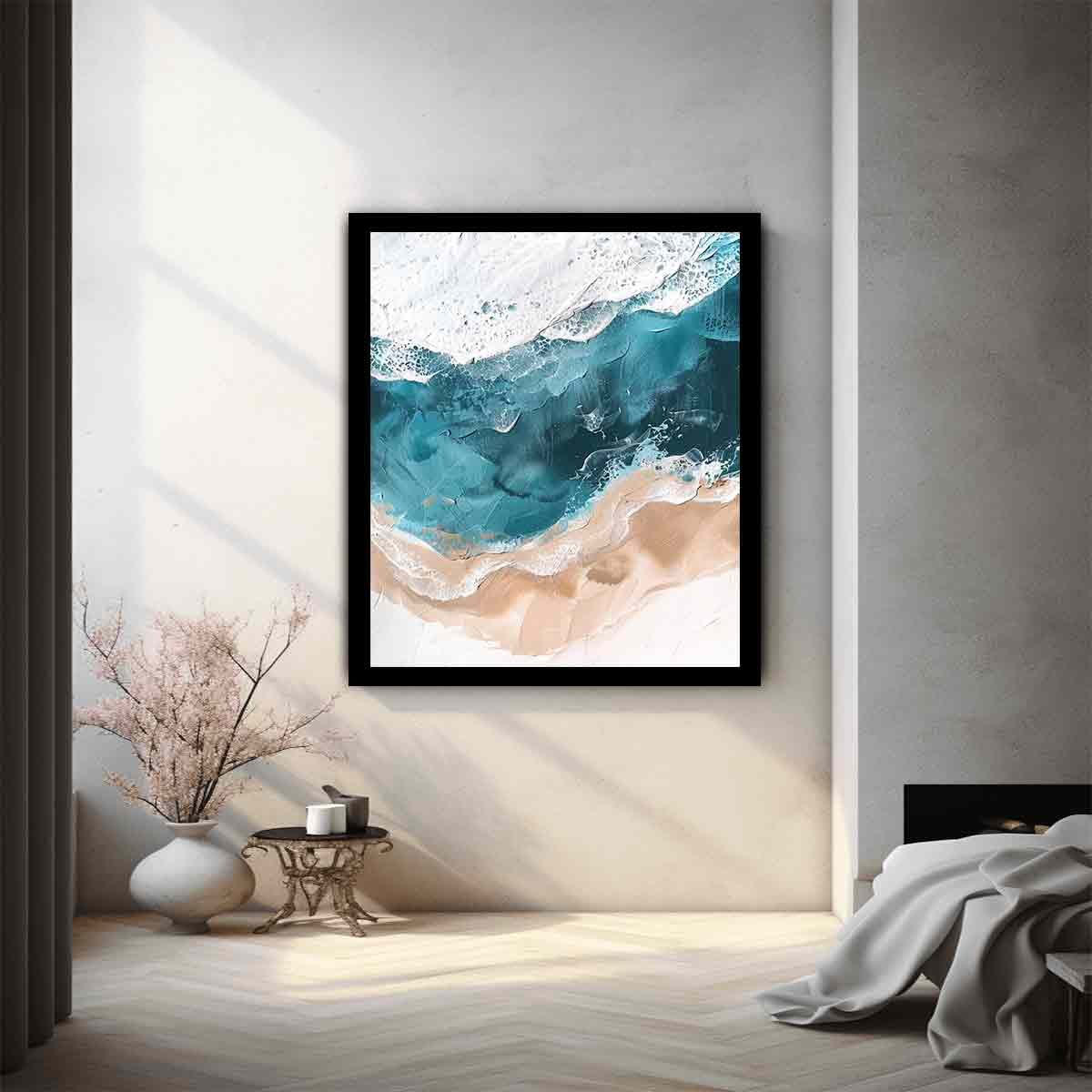 Ocean Flow Nature Canvas Art - Image 2