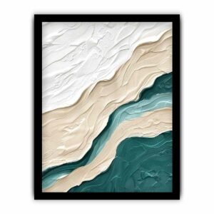 Abstract Ocean Nature Canvas Art- Artisiem