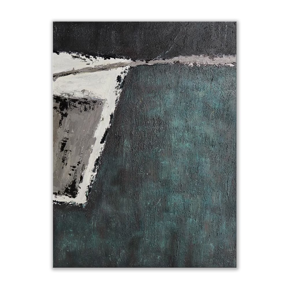 Handmade Textured Abstract Oil Painting Canvas Wall Art - Image 23