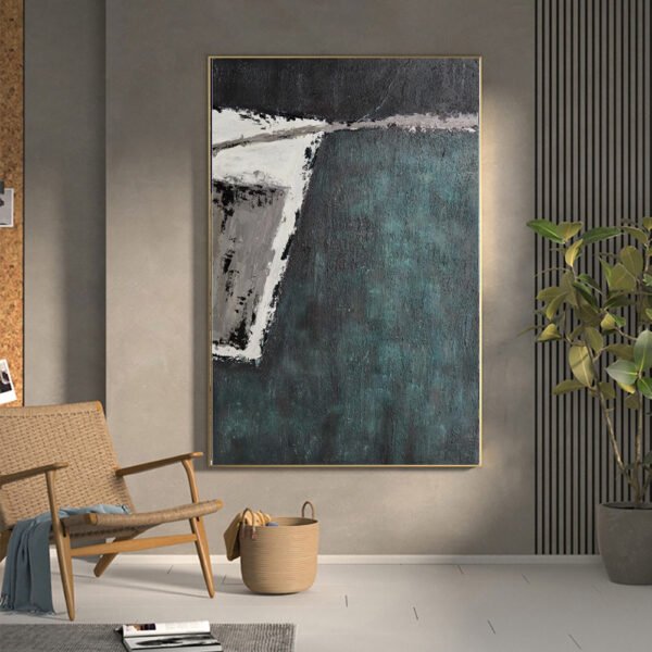 Handmade Textured Abstract Oil Painting Canvas Wall Art
