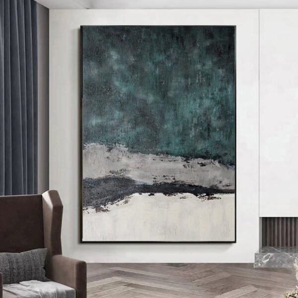 Handmade Textured Abstract Oil Painting Canvas Wall Art