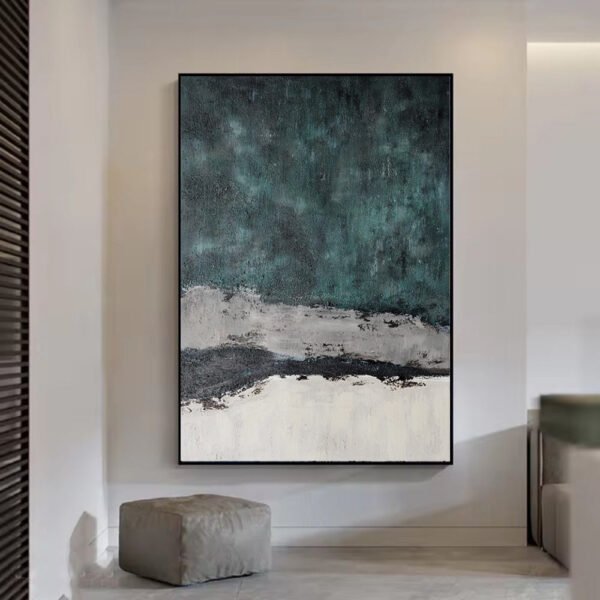 Handmade Textured Abstract Oil Painting Canvas Wall Art